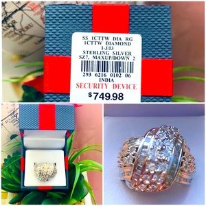 🍾🥂Host Pick!🥳 1Karat Sterling Silver Ring